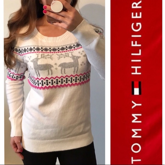 hilfiger christmas sweater